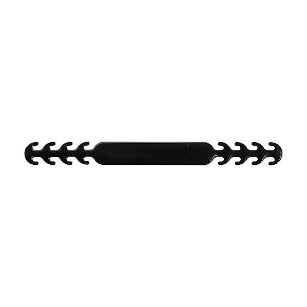 ※法人専用品※アーテック 耳が痛くなりにくいマスクストラップ(黒) 約165×15×厚2mm 51057 1個