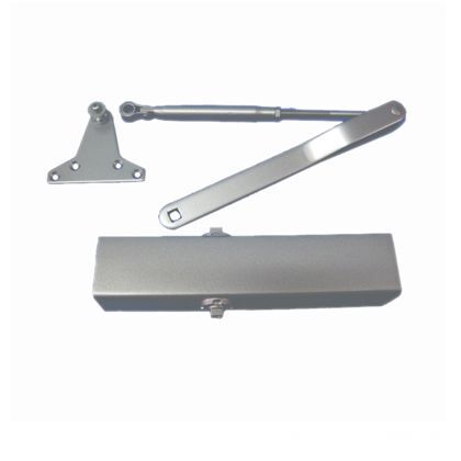 ドアクローザー3バルブラッチングアクション付 シルバー 4.5×10×27cm S-122P 1台