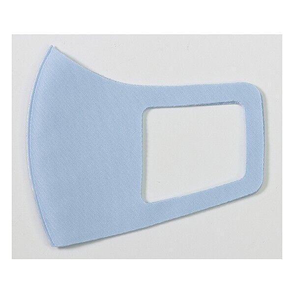 ひんやり冷感マスク3枚入り 子供用 ライトブルー 折りたたんだ状態:約135×115mm 51103 3枚