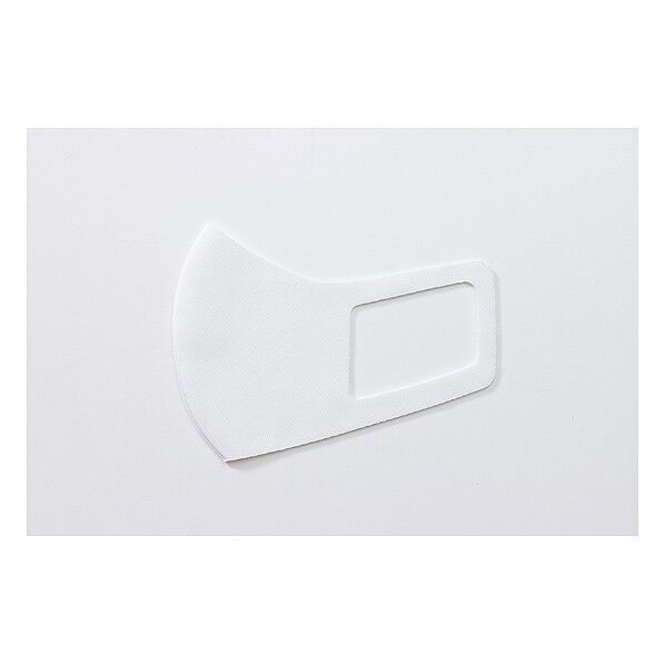 ひんやり冷感マスクゆったりサイズ3枚入 ホワイト 約175×130mm 51225 3枚