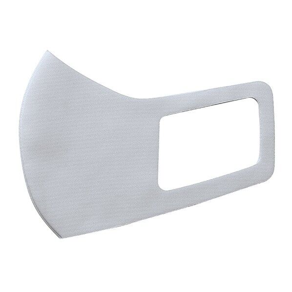 ひんやり冷感マスクゆったりサイズ3枚入 ライトグレー 約175×130mm 51226 3枚