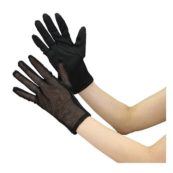 アーテック 非接触メッシュグローブ 大人用フリー 黒 51276 1個...