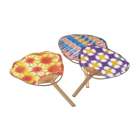 うちわセット(えのぐ3色セット付)