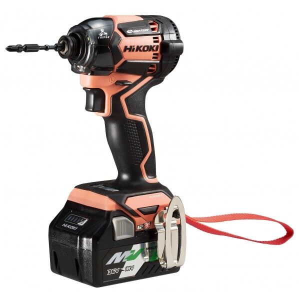 36Vインパクトドライバ 限定色 コーラルストーン フルセット+限定カラープレート付き WH36DC(2XPS)(CS) 1台