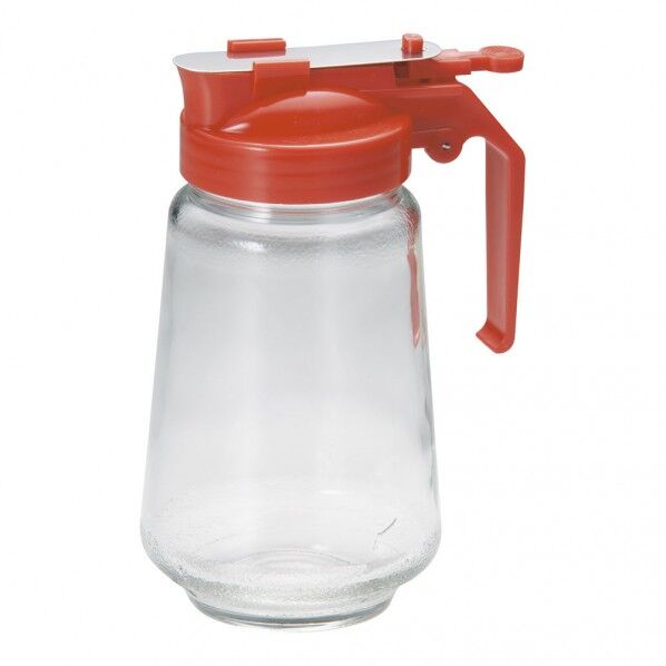 ガラス製 焼肉タレ入 赤 350cc PYK291 1個