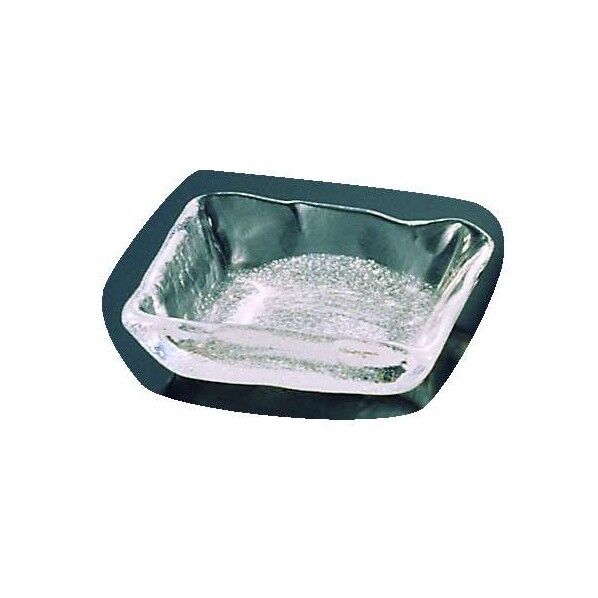 硝子和食器 白雪4 長角豆皿