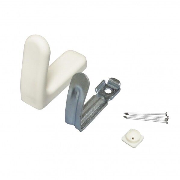 物掛ピンフックソフト ホワイト 43mm N-2165S 1個