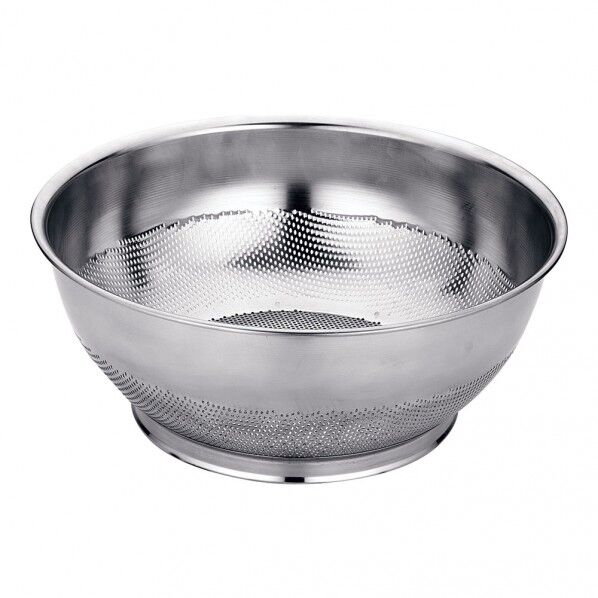 UK 18-8パンチング巾広浅型ざる