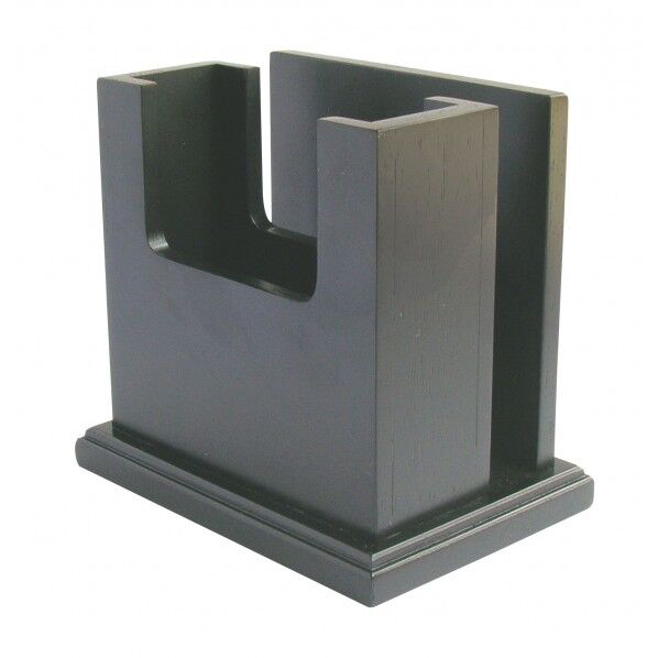 木製 ナフキン&メニュー立 黒 MN-035 PNHG001 1個