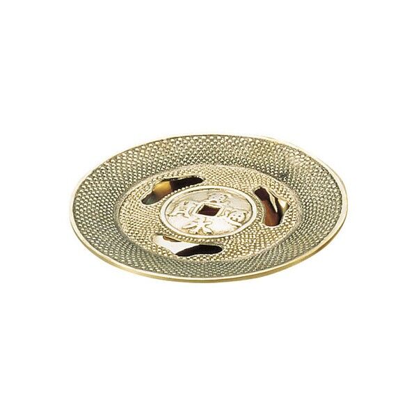 中国製 砲金灰皿 蓋付丸 PHI32 1個