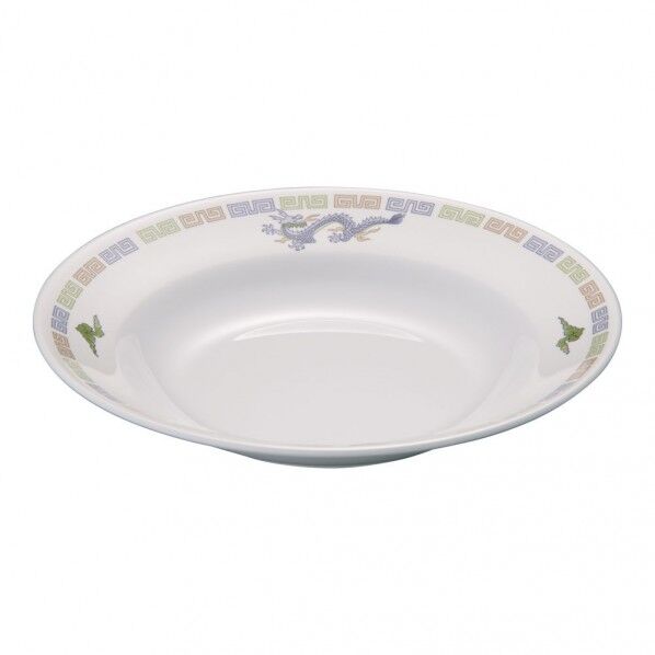 メラミン「雷門竜」M-40-R スープ皿 RSC21 1個