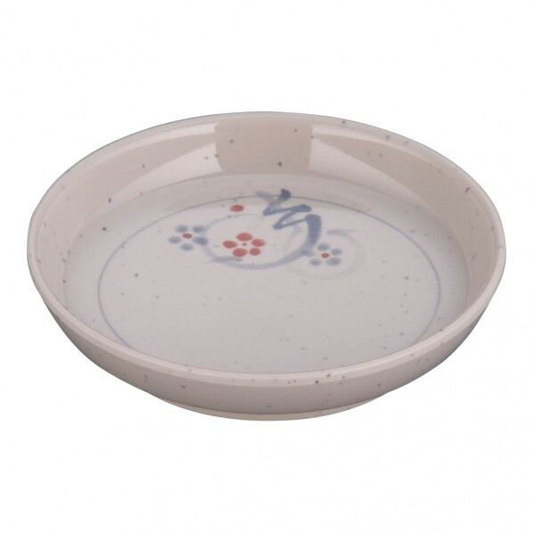 メラミン「かりん」小皿 M-8-K RKZ53 1個