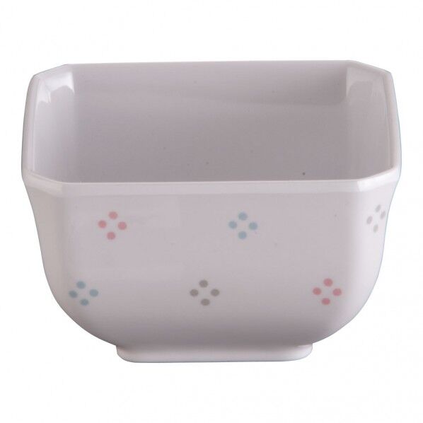 メラミン「花紋」角鉢 M-345-KA RKK28 1個