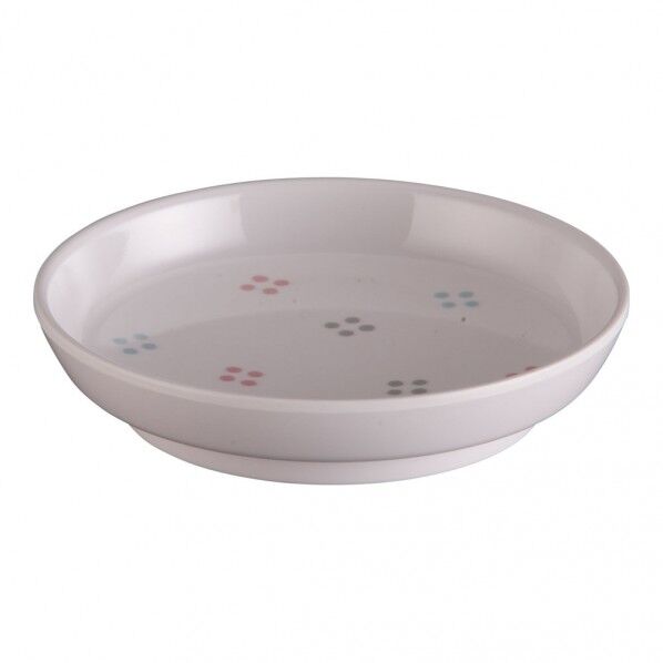 メラミン「花紋」小皿 M-8-KA RKZ38 1個