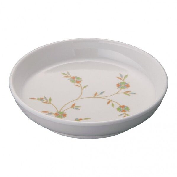 メラミン「なんてん」小皿 M-8-N RKZ39 1個