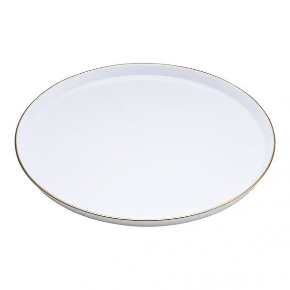 陶器製 ケーキトレー丸型