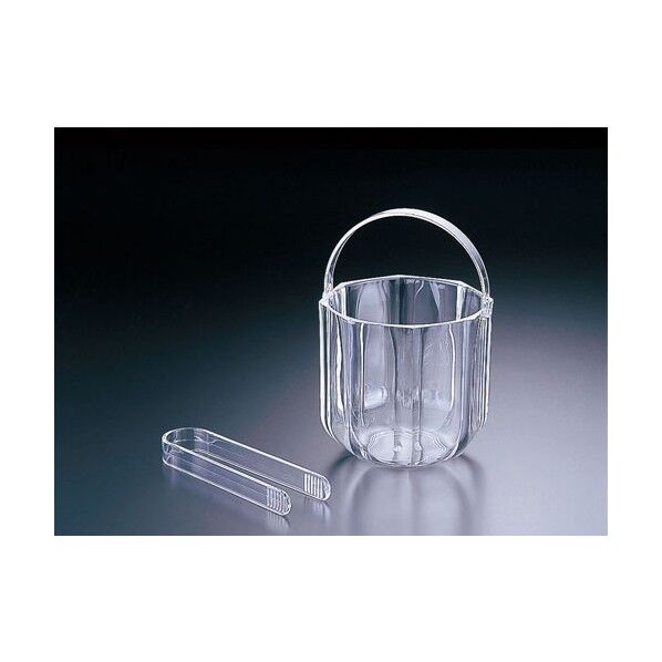 アクリル アイスバケット(トング付) クリアー 122－016 PAIB401 1個