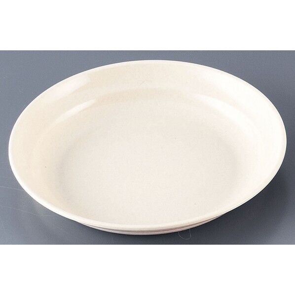 抗菌レジャー食器 丸皿 アイボリー GLZ1701 1個