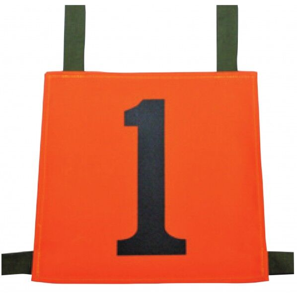 操法用ゼッケン『1』 約28cm×27cm 35SZN-1 1枚