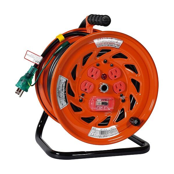 アースチェックリール 標準型 3芯 アース付 30m GNF-EK34