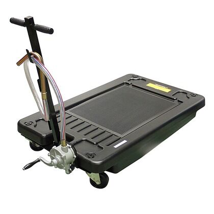 TB用オイルドレーン 70L 排出ポンプ付き 1230mm×700mm×880mm(ハンドル含む) TR-367DL 1台