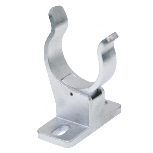 亜鉛製 消防用管鎗ノズル固定金具(管鎗キャッチはさみ式)