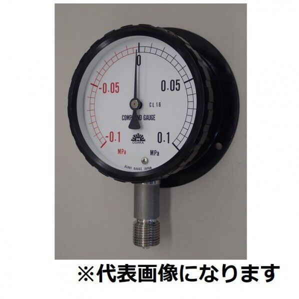 密閉形連成計 B形 耐熱耐振形 315-B350X0.1/-0.1MPA-HV 1個