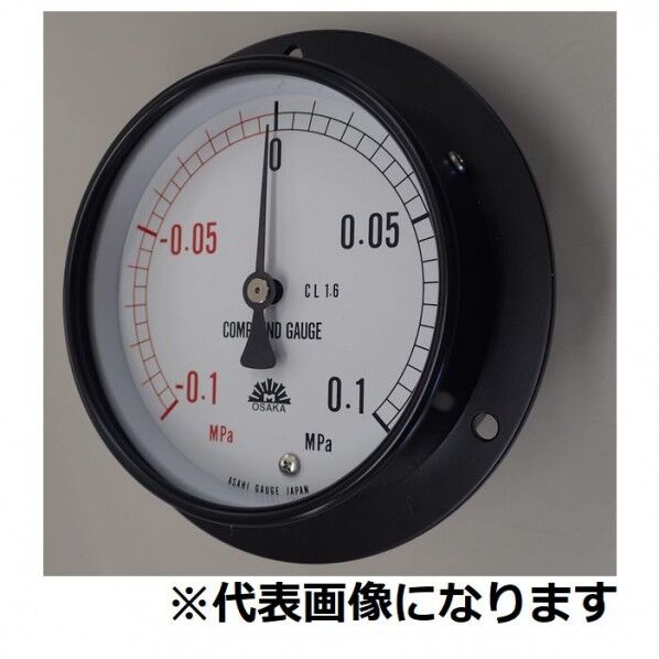 ブルドン管連成計 D形 101-D230X0.15/-0.1MPA 1個