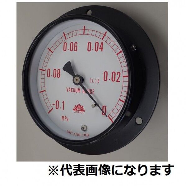 旭計器工業 ブルドン管真空計 D形 101-D230X-0.04MPA 1個