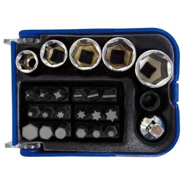 ヘックスビット&1/4DRソケットセット(25PC)