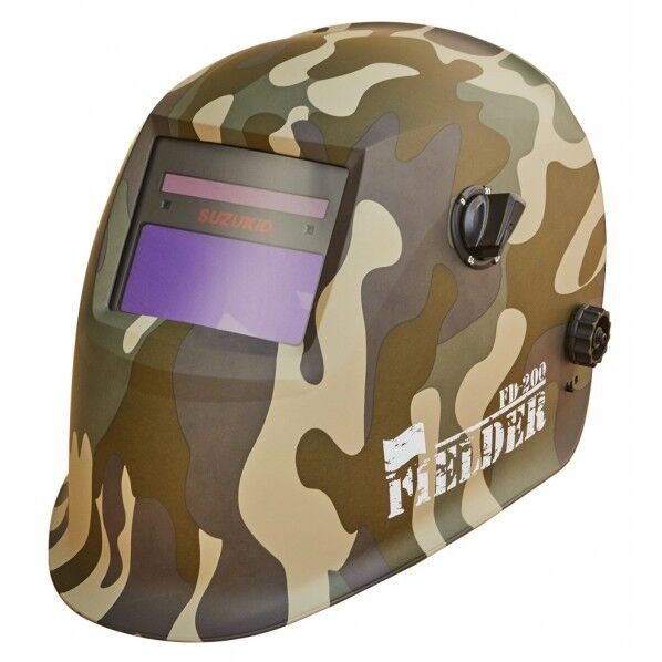 SUZUKID 【オンラインストア限定モデル】液晶式自動遮光面 フィールダー 305mm×240mm×207mm カモフラ FD-200 1台...