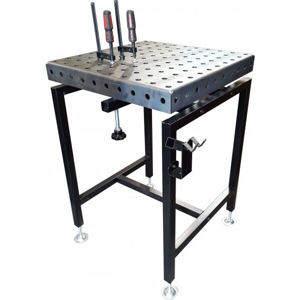 SUZUKID 回転式溶接作業台レボ360 500mm×500mm×700mm シルバー RV-360 1セット...