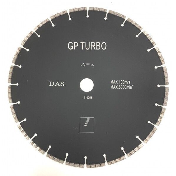 GP TURBO ブラツク 305X3X7.3X30.5mm DUEM1139 1枚