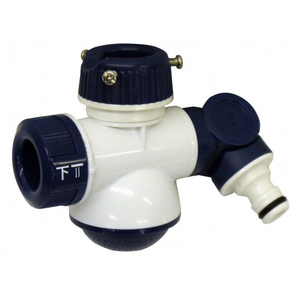 散水用分岐蛇口 ブルー