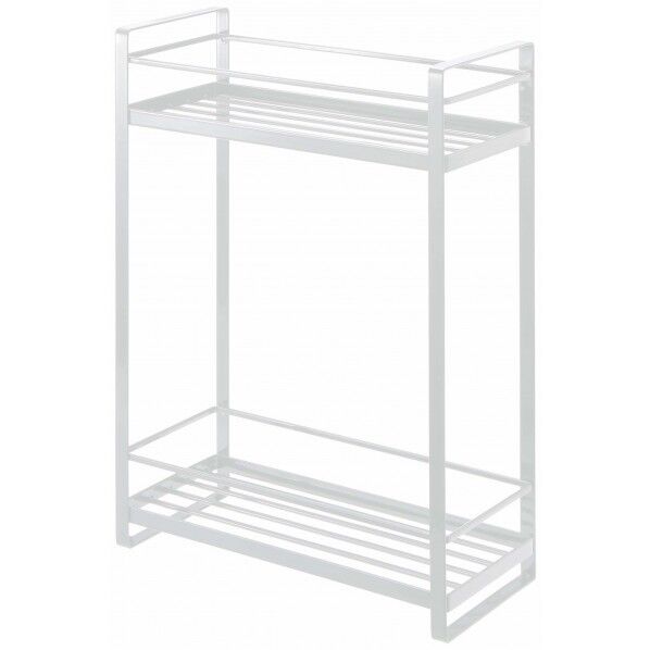 ディスペンサースタンドミスト2段 ホワイト 28×12.5×38cm 2232 1個