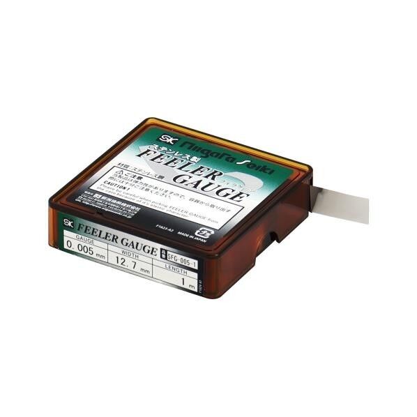 新潟精機 フィラーゲージ シクネスゲージ SFG-005-1 1本...