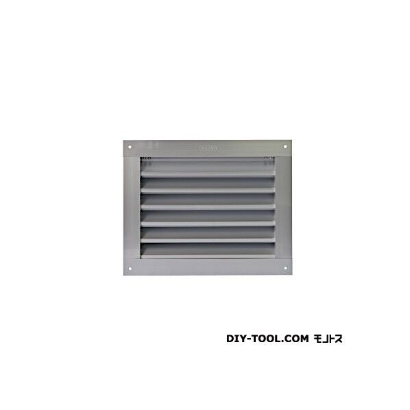 角型ガラリ R型(アルミ)水切なし アミなし H150×W200 1個