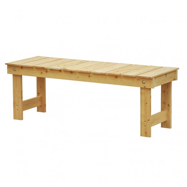 国産桧縁台120 ナチュラル(無塗装) NHE-120 NA 1台