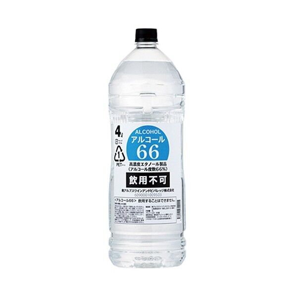 アルコール66 4L×4 137×137×395mm 51351 1個