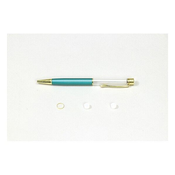 クラフト用ボールペン エメラルド 143mm×約Φ10mm 129184 1個