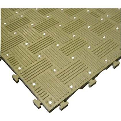 クロスラインマットLクリーム