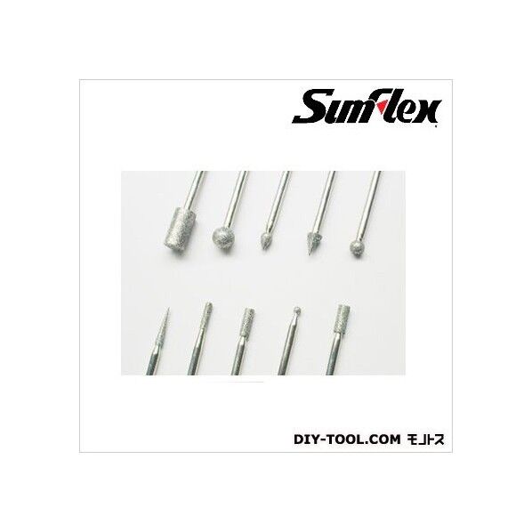 ダイヤモンド砥石セット10本組2.34mm軸(ホビーランド)