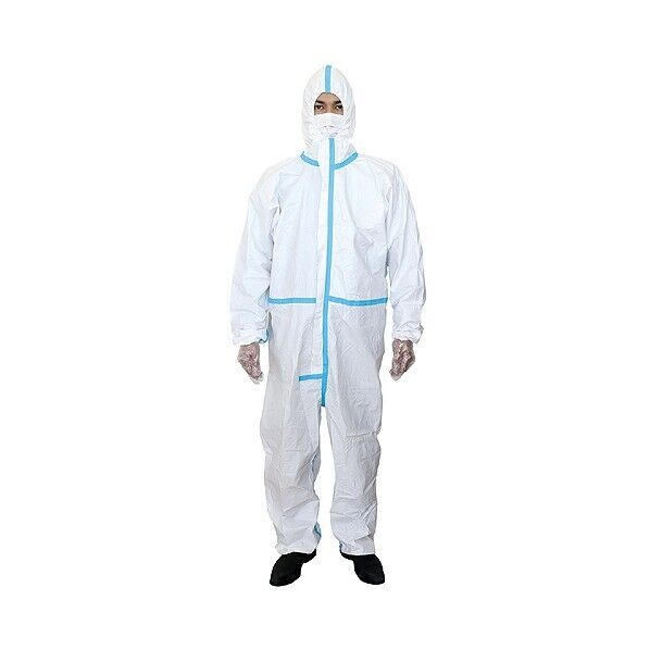 アーテック 防護服 M(適正身長165-175) 身丈:約180cm、胸囲:約132cm、袖丈:約90cm、上着の裾囲:約16cm、ズボンの裾囲:約22cm 51768 1個