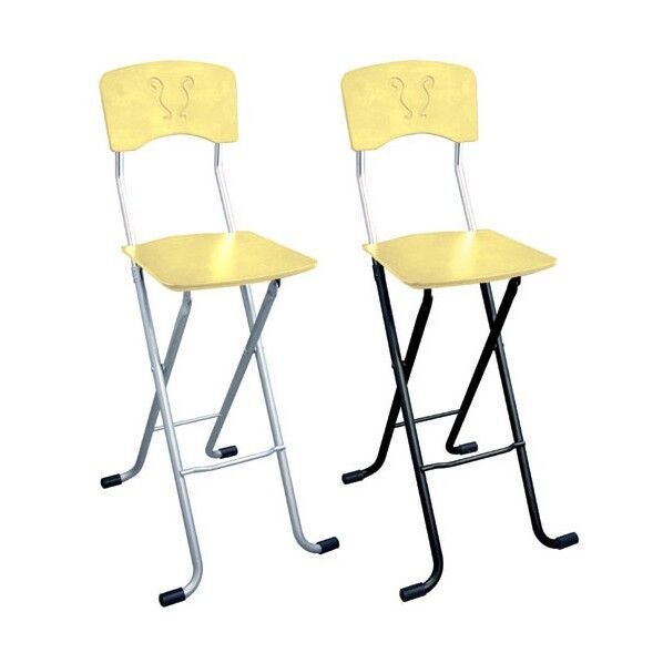 レイラチェア ハイ ナチユラル/ブラツク LY-80T 1台