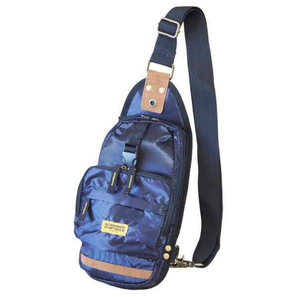 OVERTAKE CUBE マルチボディバッグ ネイビー 280X1170X70mm OTC-51-NB 1点