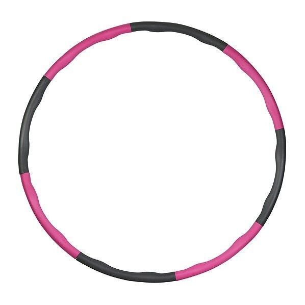 フィットネスフラフープピンク×グレー