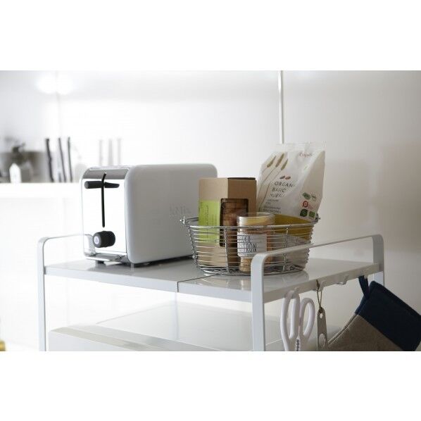 山崎実業 伸縮レンジラック タワー ホワイト KT-TW CY WH 1個...