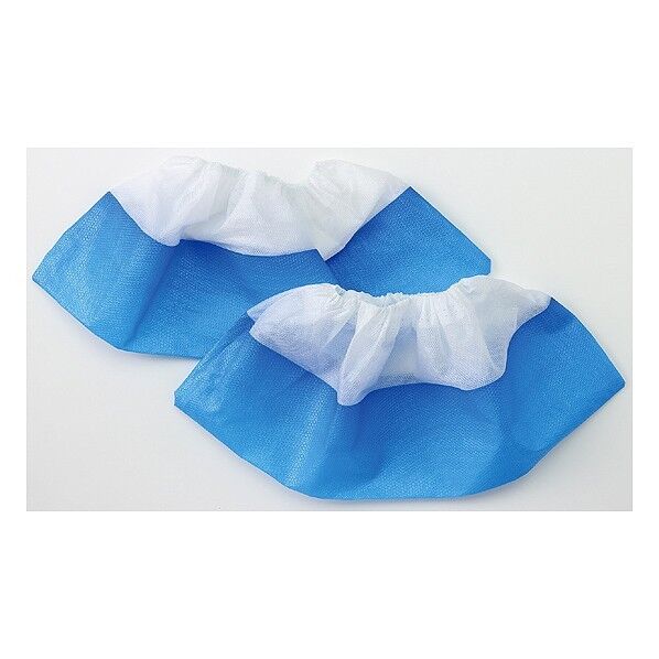 不織布製靴カバー厚手 50枚入 滑り止め付