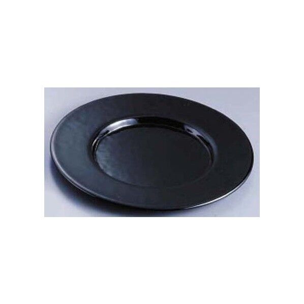 ガラス製ショープレート 8003 ブラック RSY372 1個