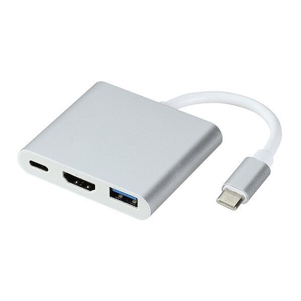 HDMI変換アダプタ(USBC to USBC/HDMI/USBA)